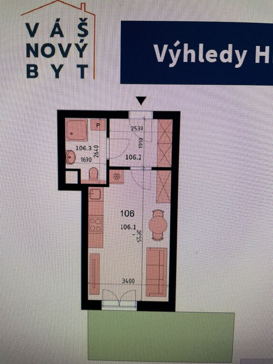 Pronájem bytu 1+kk 30 m², Starý Dvůr, Hrádek nad Nisou, Liberecký kraj Pronájem bytu 1+kk 30 m², Starý Dvůr, Hrádek nad Nisou, Liberecký kraj