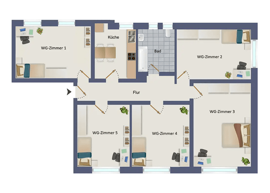 Pronájem bytu 122 m², Flensburg, Šlesvicko-Holštýnsko Pronájem bytu 122 m², Flensburg, Šlesvicko-Holštýnsko