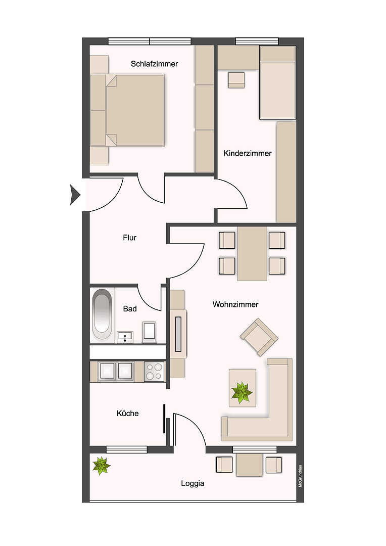 Pronájem bytu 3+1 66 m², Otto-Dix-Ring 26, Dresden, Sasko Pronájem bytu 3+1 66 m², Otto-Dix-Ring 26, Dresden, Sasko