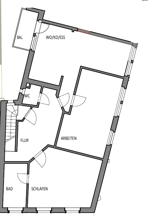 Pronájem bytu 3+1 101 m², Aschaffenburg, Bavorsko Pronájem bytu 3+1 101 m², Aschaffenburg, Bavorsko