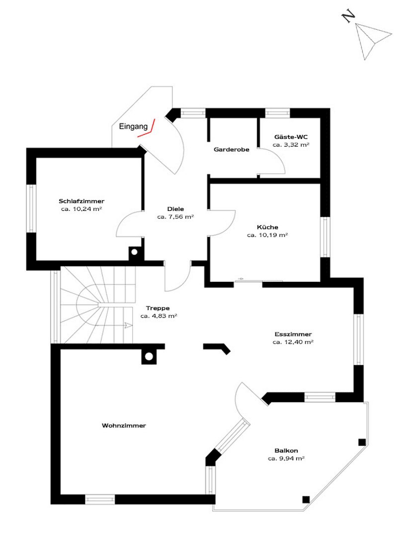 Prodej domu 168 m², pozemek 1.007 m², Taunusstr. 43, Langgöns, Hessen Prodej domu 168 m², pozemek 1.007 m², Taunusstr. 43, Langgöns, Hessen