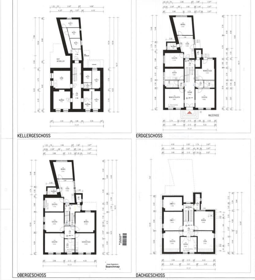 Prodej domu 365 m², pozemek 392 m², Waldstraße.6, Bad Lippspringe, Severní Porýní-Vestfálsko Prodej domu 365 m², pozemek 392 m², Waldstraße.6, Bad Lippspringe, Severní Porýní-Vestfálsko