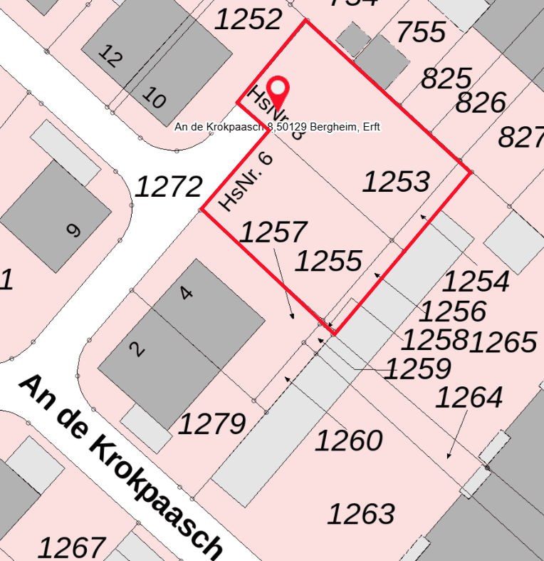 Prodej pozemku 281 m², Bergheim, Severní Porýní-Vestfálsko Prodej pozemku 281 m², Bergheim, Severní Porýní-Vestfálsko