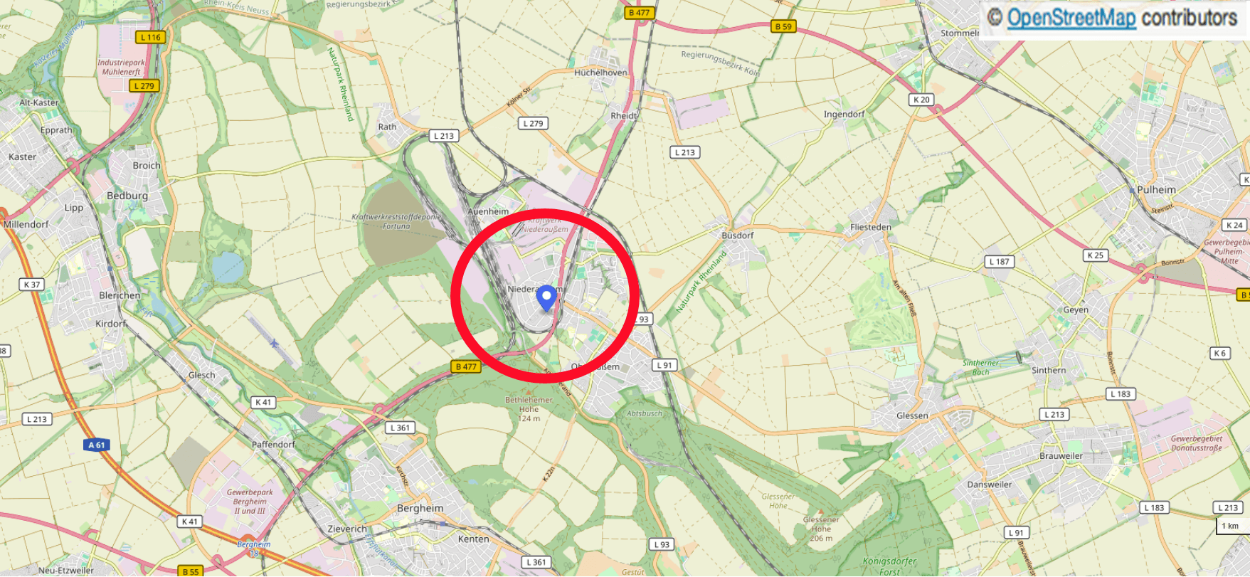 Prodej pozemku 281 m², Bergheim, Severní Porýní-Vestfálsko Prodej pozemku 281 m², Bergheim, Severní Porýní-Vestfálsko