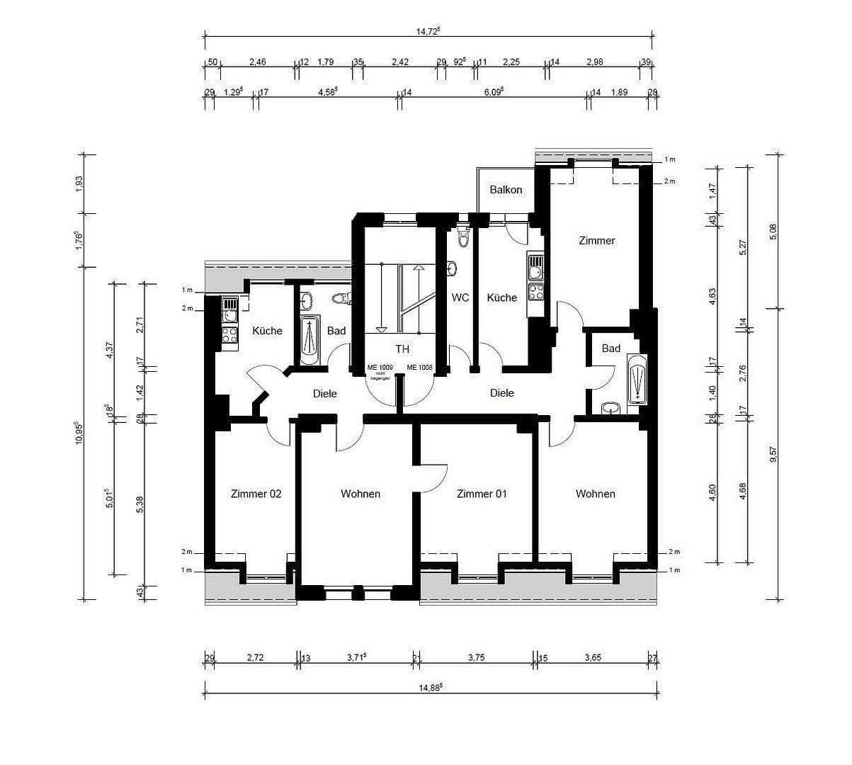 Prodej bytu 2+1 63 m², Schreyerstraße 16, Nürnberg, Bavorsko Prodej bytu 2+1 63 m², Schreyerstraße 16, Nürnberg, Bavorsko