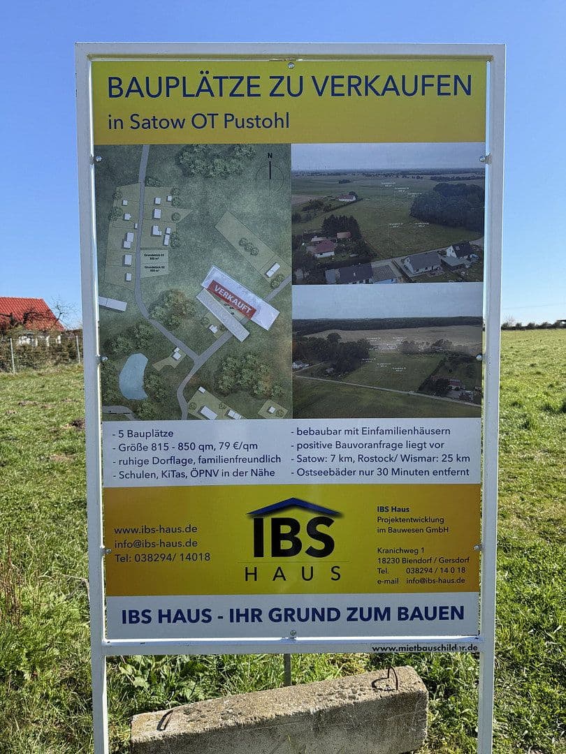 Prodej pozemku 850 m², Satow, Mecklenburg-Vorpommern Prodej pozemku 850 m², Satow, Mecklenburg-Vorpommern