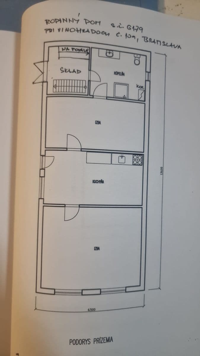 Prodej domu 89 m², pozemek 200 m², Pri vinohradoch, Rača, Bratislavský kraj Prodej domu 89 m², pozemek 200 m², Pri vinohradoch, Rača, Bratislavský kraj