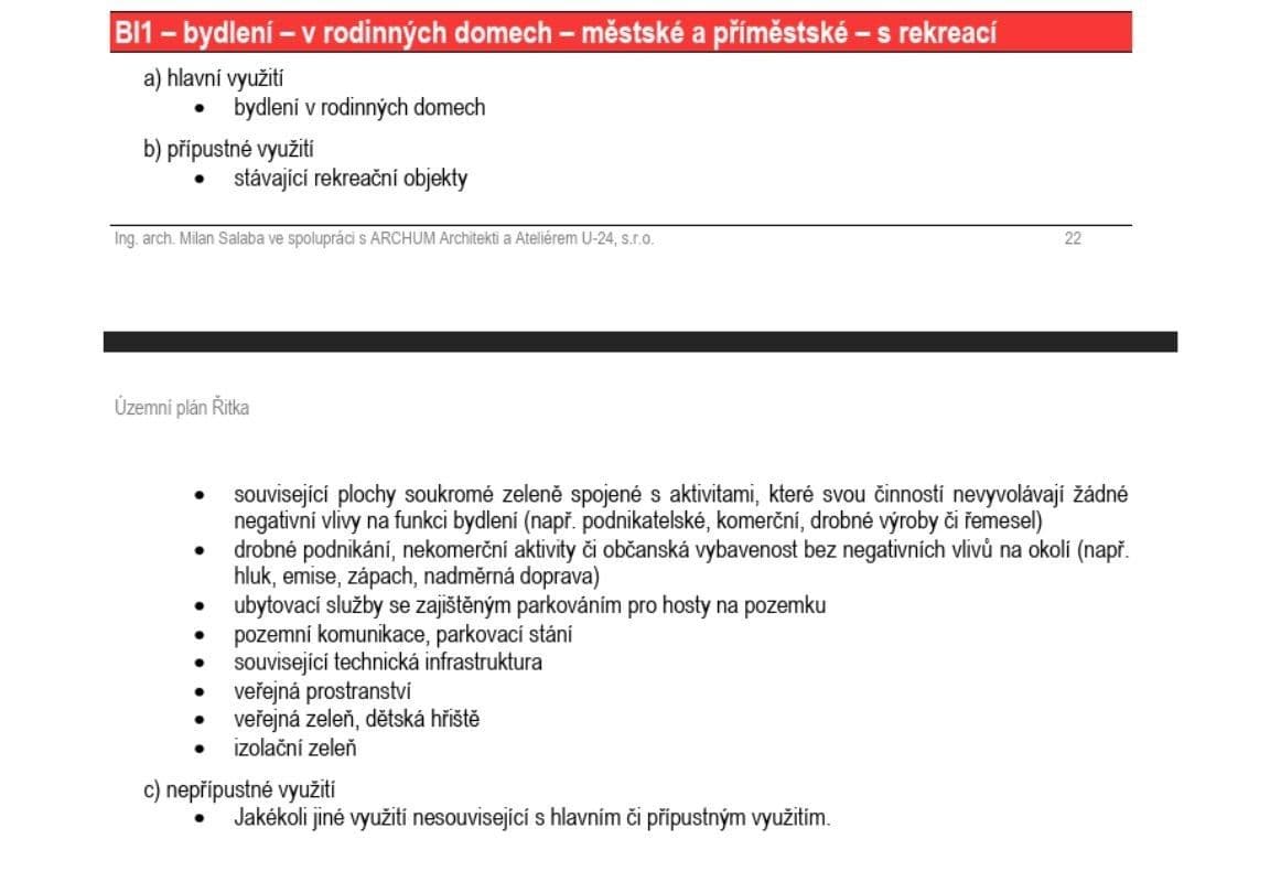 Prodej pozemku 1.617 m², Řitka, Středočeský kraj Prodej pozemku 1.617 m², Řitka, Středočeský kraj