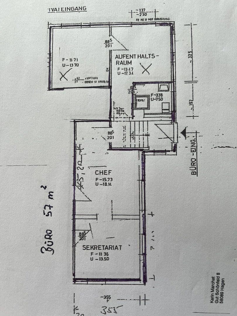Pronájem kanceláře 60 m², Hagen, Severní Porýní-Vestfálsko Pronájem kanceláře 60 m², Hagen, Severní Porýní-Vestfálsko