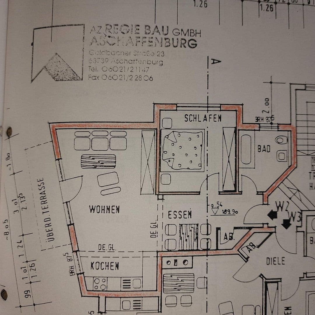 Prodej bytu 2+1 55 m², Aschaffenburg, Bavorsko Prodej bytu 2+1 55 m², Aschaffenburg, Bavorsko
