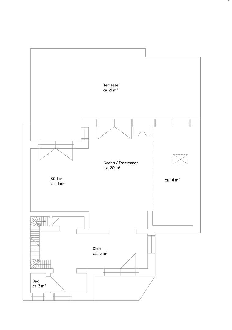 Pronájem domu 180 m², pozemek 220 m², Bargfredestraße 23, Hamburg, Hamburg Pronájem domu 180 m², pozemek 220 m², Bargfredestraße 23, Hamburg, Hamburg