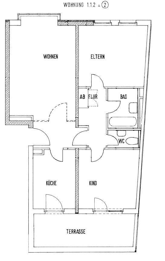 Pronájem bytu 3+1 74 m², Ratingen, Severní Porýní-Vestfálsko Pronájem bytu 3+1 74 m², Ratingen, Severní Porýní-Vestfálsko