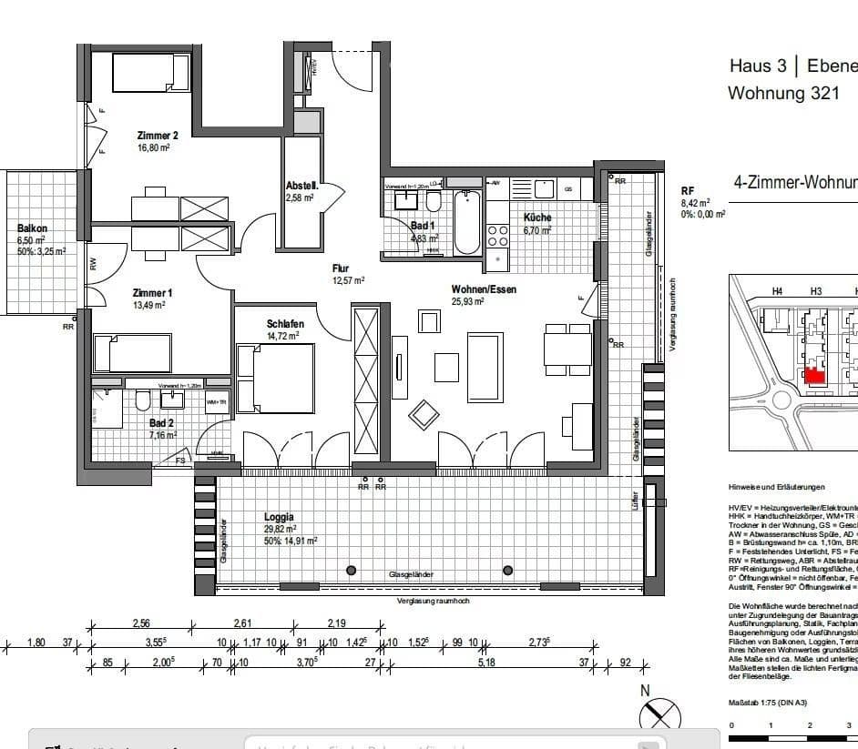 Prodej bytu 4+1 123 m², Mirabellenweg 2a, Friedrichsdorf, Hessen Prodej bytu 4+1 123 m², Mirabellenweg 2a, Friedrichsdorf, Hessen