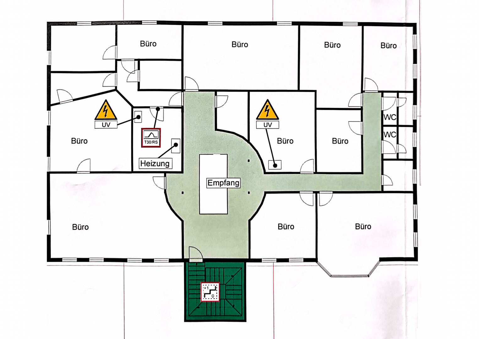 Pronájem kanceláře 360 m², Auer Straße 11, Stollberg/Erzgebirge, Sasko Pronájem kanceláře 360 m², Auer Straße 11, Stollberg/Erzgebirge, Sasko