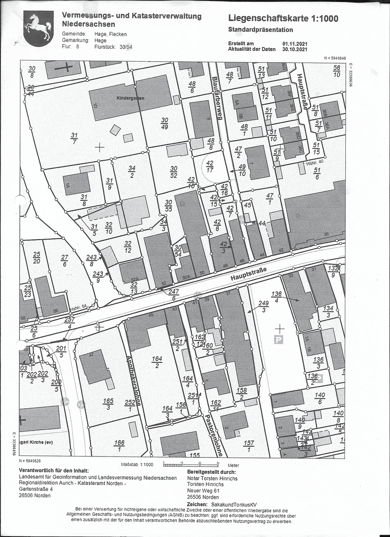 Pronájem bytu 4+1 120 m², Hauptstraße 50a, Hage, Dolní Sasko Pronájem bytu 4+1 120 m², Hauptstraße 50a, Hage, Dolní Sasko