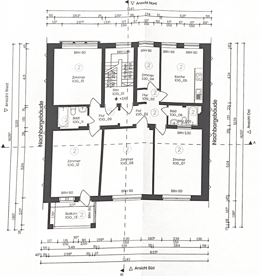 Pronájem bytu 4+kk 109 m², Hildesheim, Dolní Sasko Pronájem bytu 4+kk 109 m², Hildesheim, Dolní Sasko