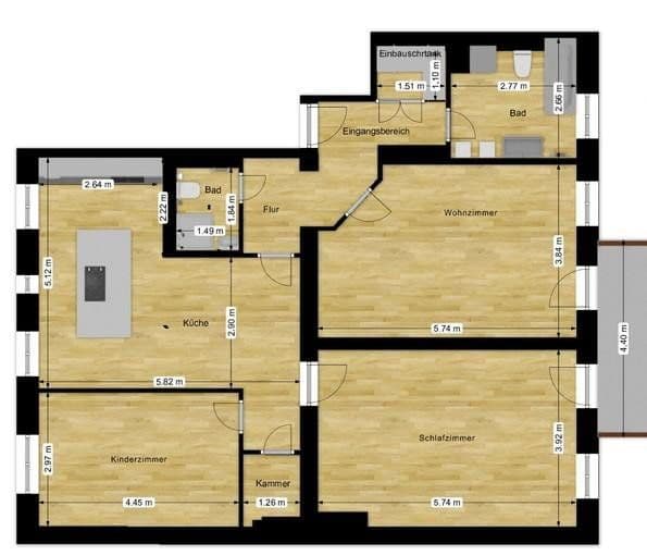 Prodej bytu 3+1 104 m², Berlin, Berlín Prodej bytu 3+1 104 m², Berlin, Berlín