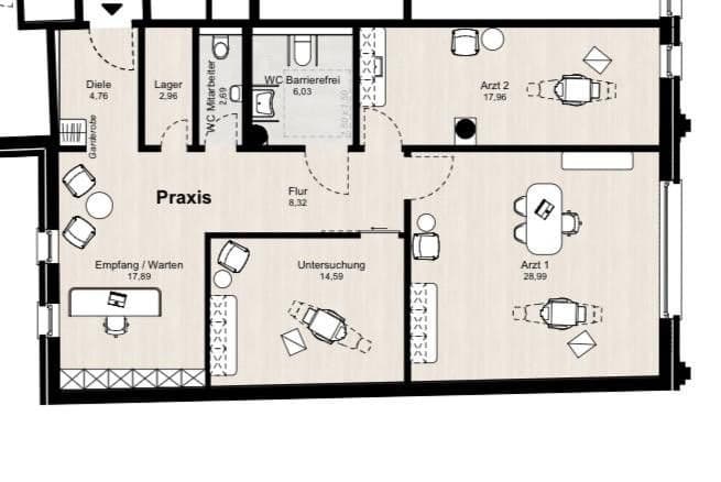 Pronájem kanceláře 104 m², Markt 11, Ahaus, Severní Porýní-Vestfálsko Pronájem kanceláře 104 m², Markt 11, Ahaus, Severní Porýní-Vestfálsko
