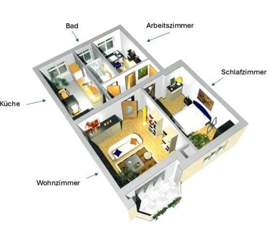 Prodej bytu 3+1 71 m², Berlin, Berlín Prodej bytu 3+1 71 m², Berlin, Berlín