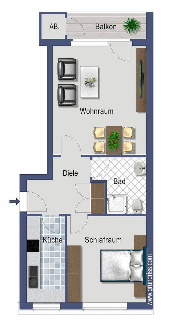 Pronájem bytu 2+1 55 m², Düsseldorf, Severní Porýní-Vestfálsko Pronájem bytu 2+1 55 m², Düsseldorf, Severní Porýní-Vestfálsko