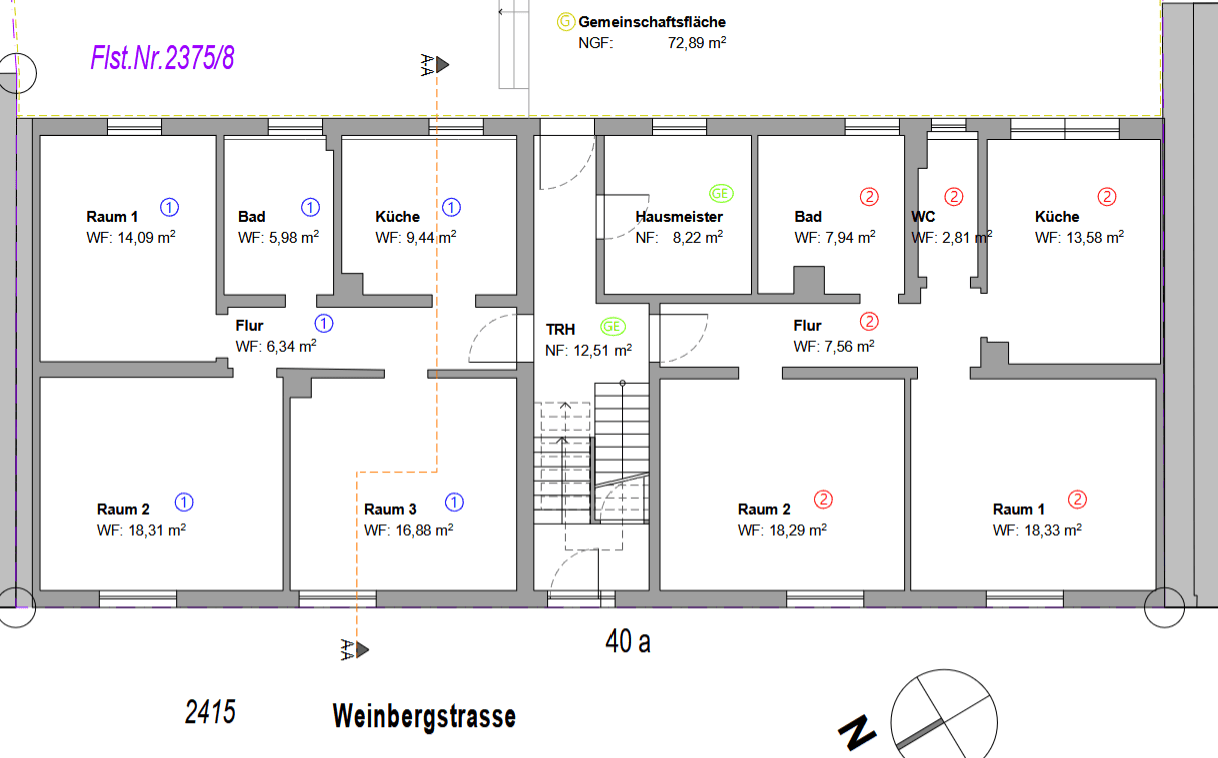 Prodej bytu 2+1 69 m², Baden-Baden, Bádensko-Württembersko Prodej bytu 2+1 69 m², Baden-Baden, Bádensko-Württembersko