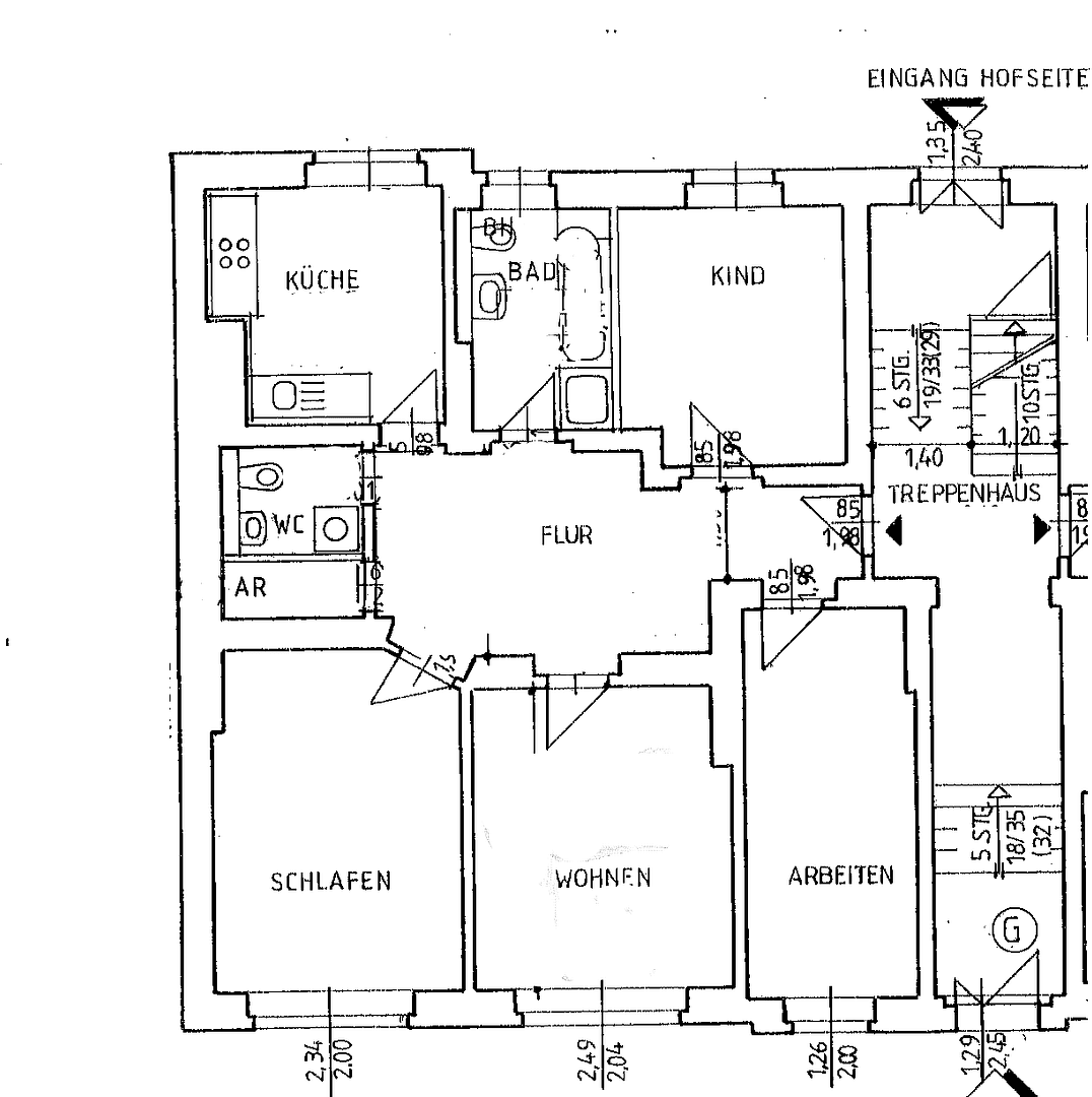 Pronájem bytu 4+1 105 m², Lessingstraße 57, Magdeburg, Sasko-Anhaltsko Pronájem bytu 4+1 105 m², Lessingstraße 57, Magdeburg, Sasko-Anhaltsko