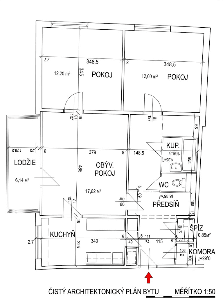 Prodej bytu 3+1 78 m², Gruzínská, Brno, Jihomoravský kraj Prodej bytu 3+1 78 m², Gruzínská, Brno, Jihomoravský kraj
