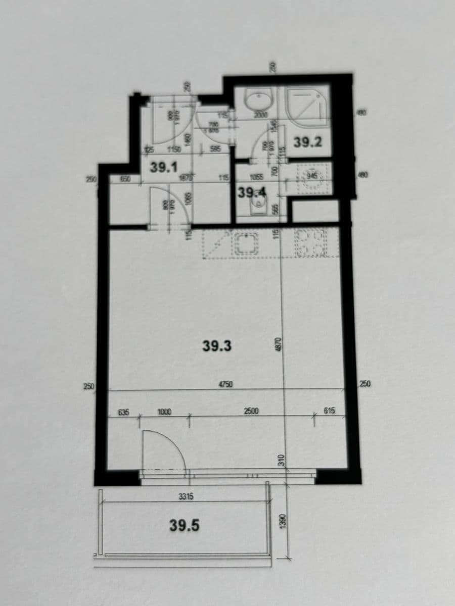Pronájem bytu 1+kk 35 m², Modenská, Praha, Praha Pronájem bytu 1+kk 35 m², Modenská, Praha, Praha