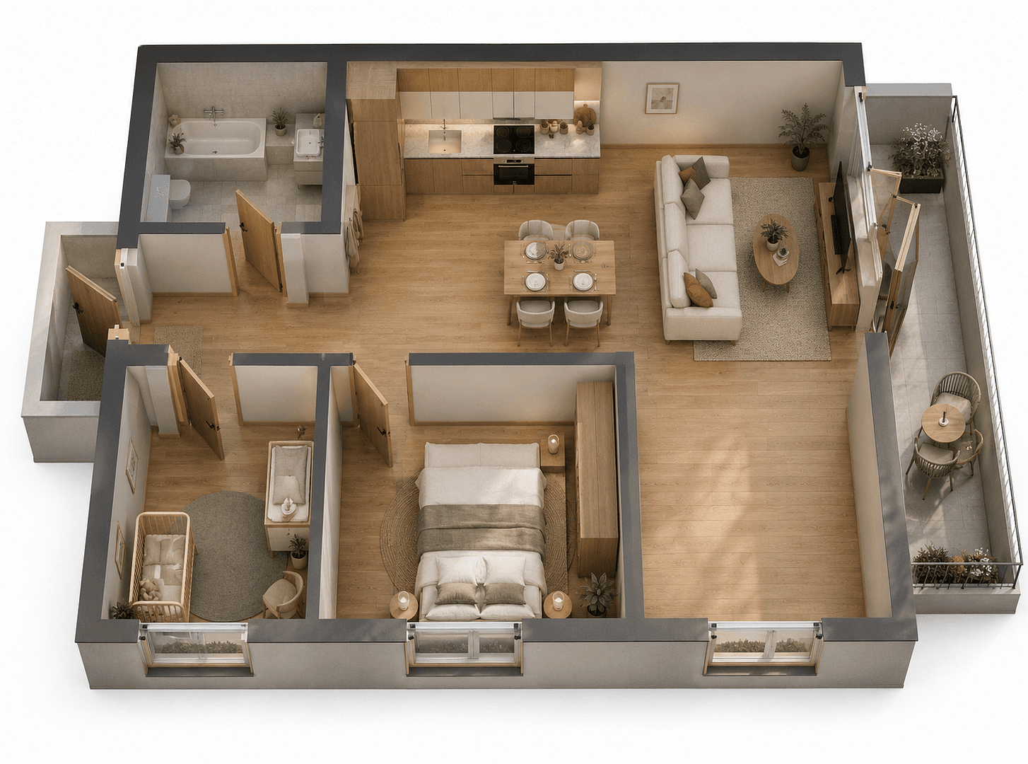 Prodej bytu 3+1 57 m², Verinnaweg, Leipzig, Sasko Prodej bytu 3+1 57 m², Verinnaweg, Leipzig, Sasko