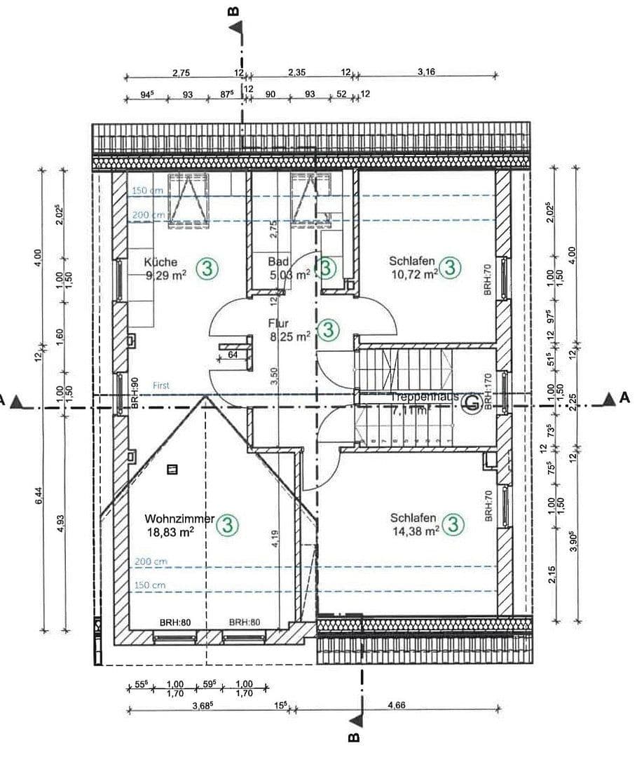 Prodej bytu 4+1 98 m², Elzer-Straße 126, Hildesheim, Dolní Sasko Prodej bytu 4+1 98 m², Elzer-Straße 126, Hildesheim, Dolní Sasko