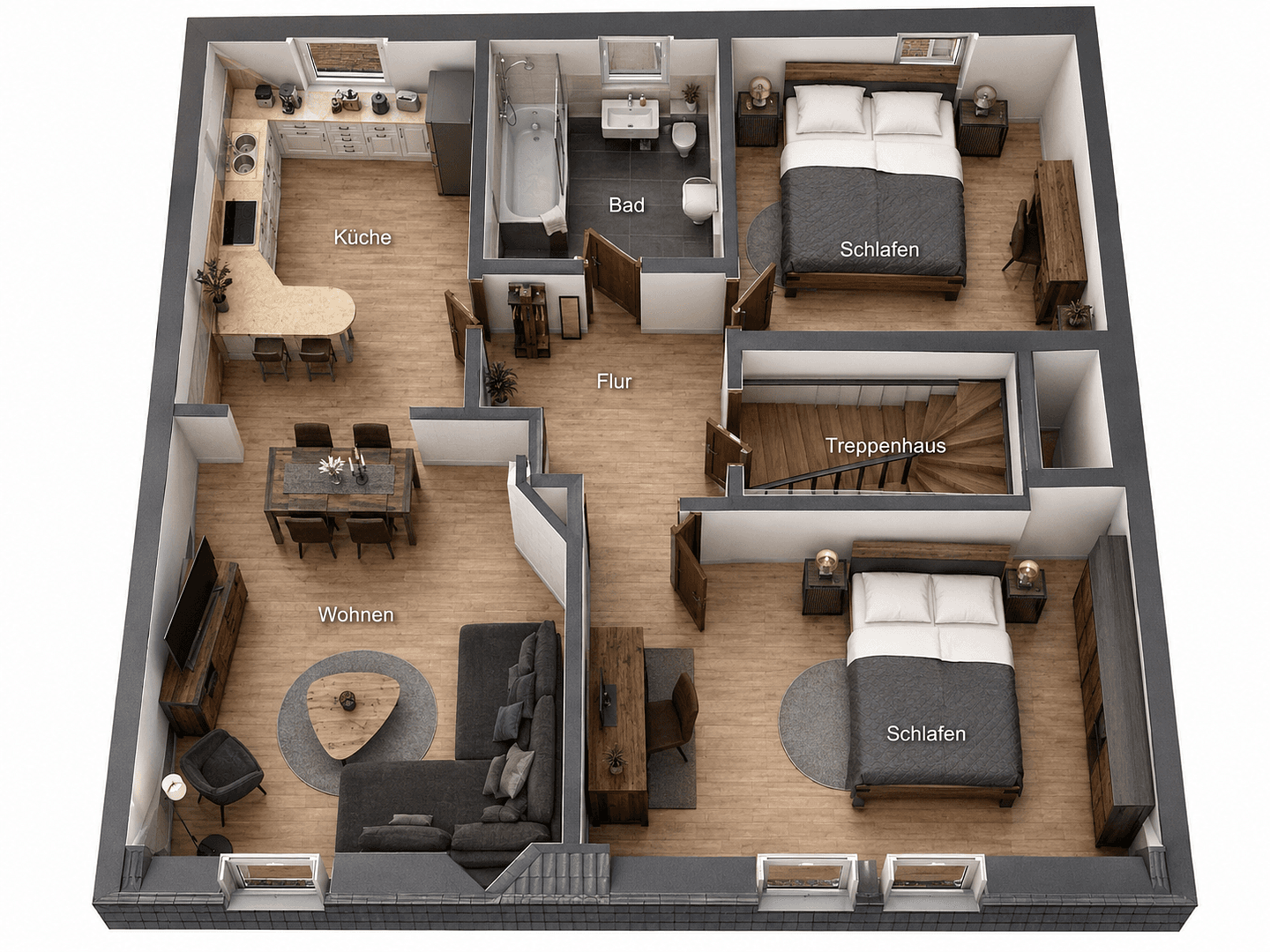 Prodej bytu 4+1 98 m², Elzer-Straße 126, Hildesheim, Dolní Sasko Prodej bytu 4+1 98 m², Elzer-Straße 126, Hildesheim, Dolní Sasko