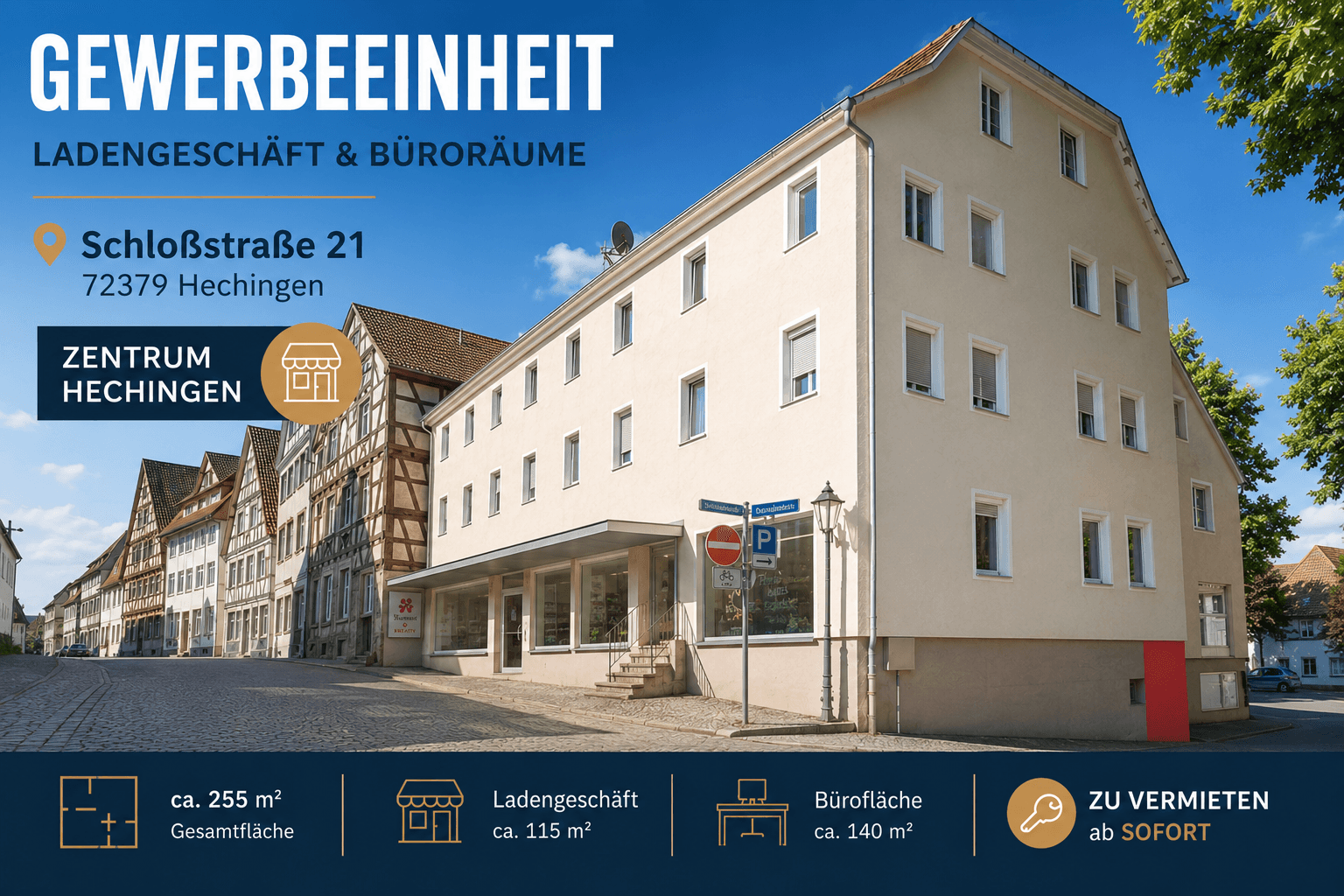 Pronájem kanceláře 440 m², Schloßstraße 21, Hechingen, Bádensko-Württembersko Pronájem kanceláře 440 m², Schloßstraße 21, Hechingen, Bádensko-Württembersko
