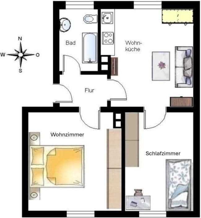 Prodej bytu 2+1 47 m², Josef-Führer-Straße 10, München, Bavorsko Prodej bytu 2+1 47 m², Josef-Führer-Straße 10, München, Bavorsko