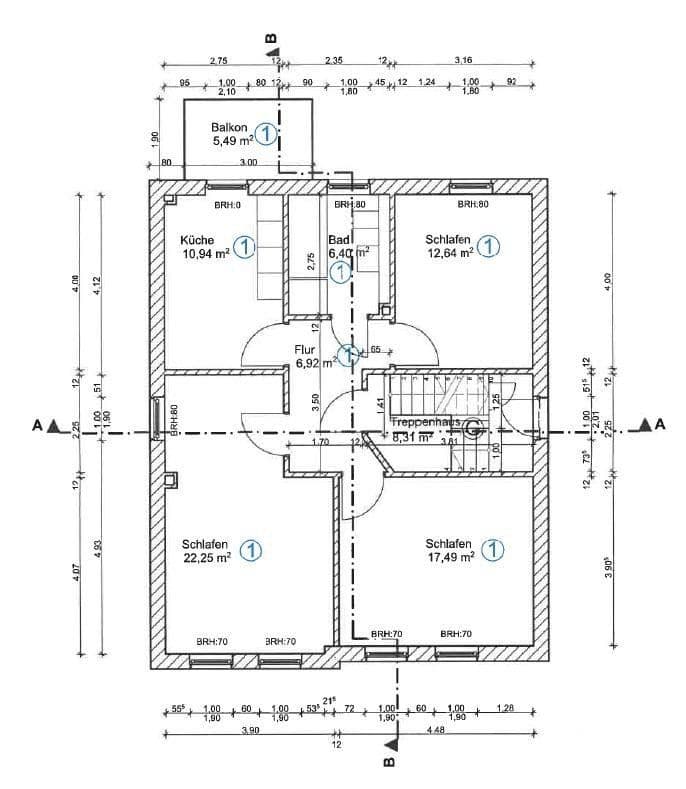 Prodej bytu 3+1 80 m², Elzer-Straße 126, Hildesheim, Dolní Sasko Prodej bytu 3+1 80 m², Elzer-Straße 126, Hildesheim, Dolní Sasko