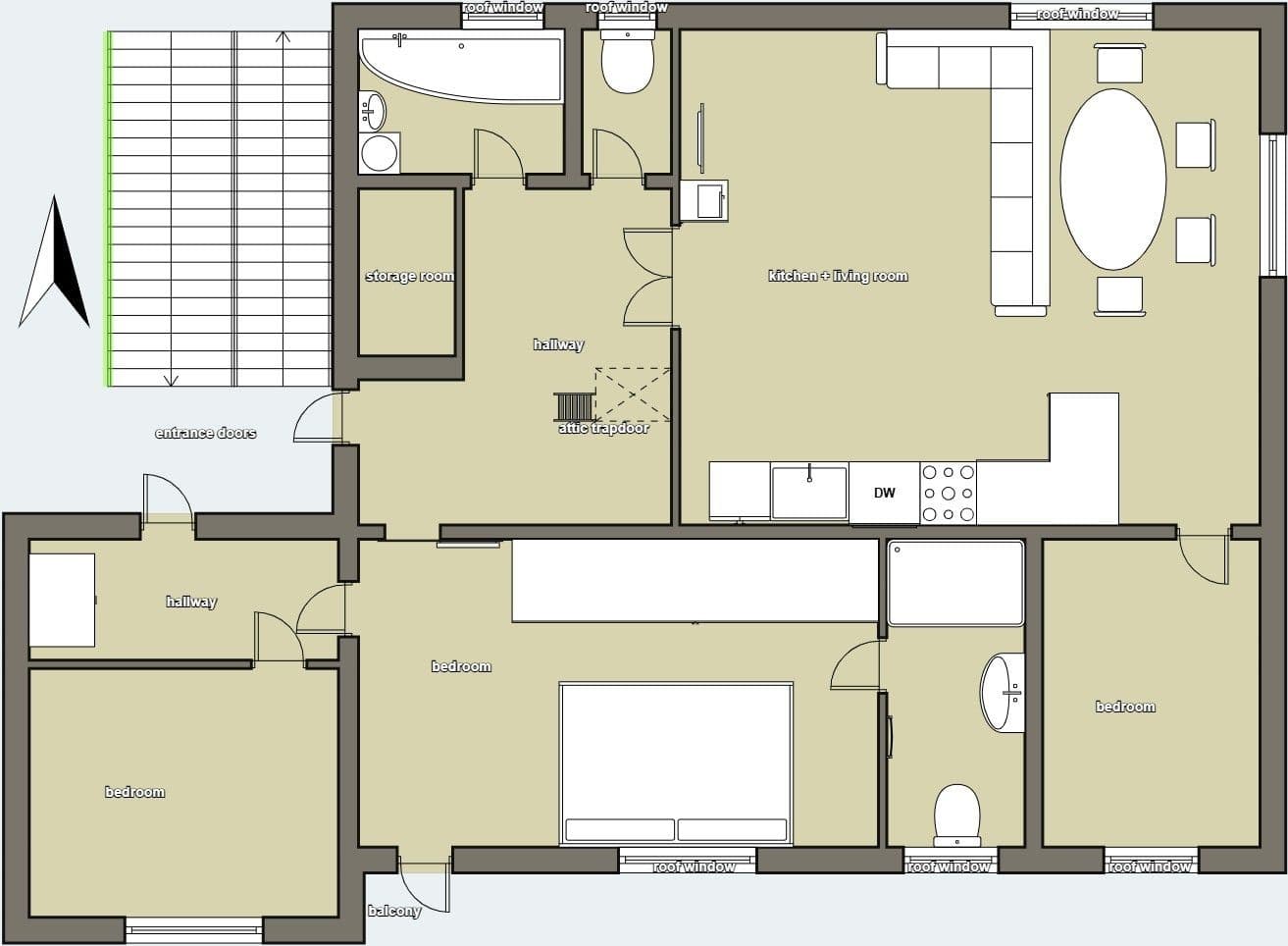 Pronájem bytu 4+kk 74 m², Politických vězňů, Horoměřice, Středočeský kraj Pronájem bytu 4+kk 74 m², Politických vězňů, Horoměřice, Středočeský kraj