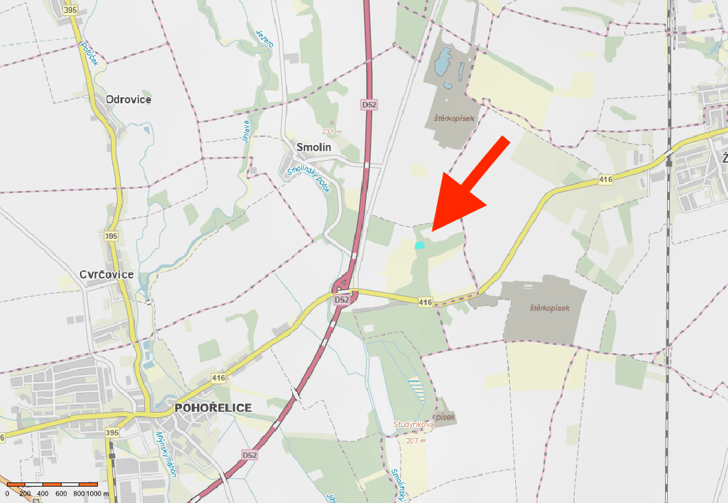 Prodej pozemku 6.343 m², Pohořelice, Jihomoravský kraj Prodej pozemku 6.343 m², Pohořelice, Jihomoravský kraj