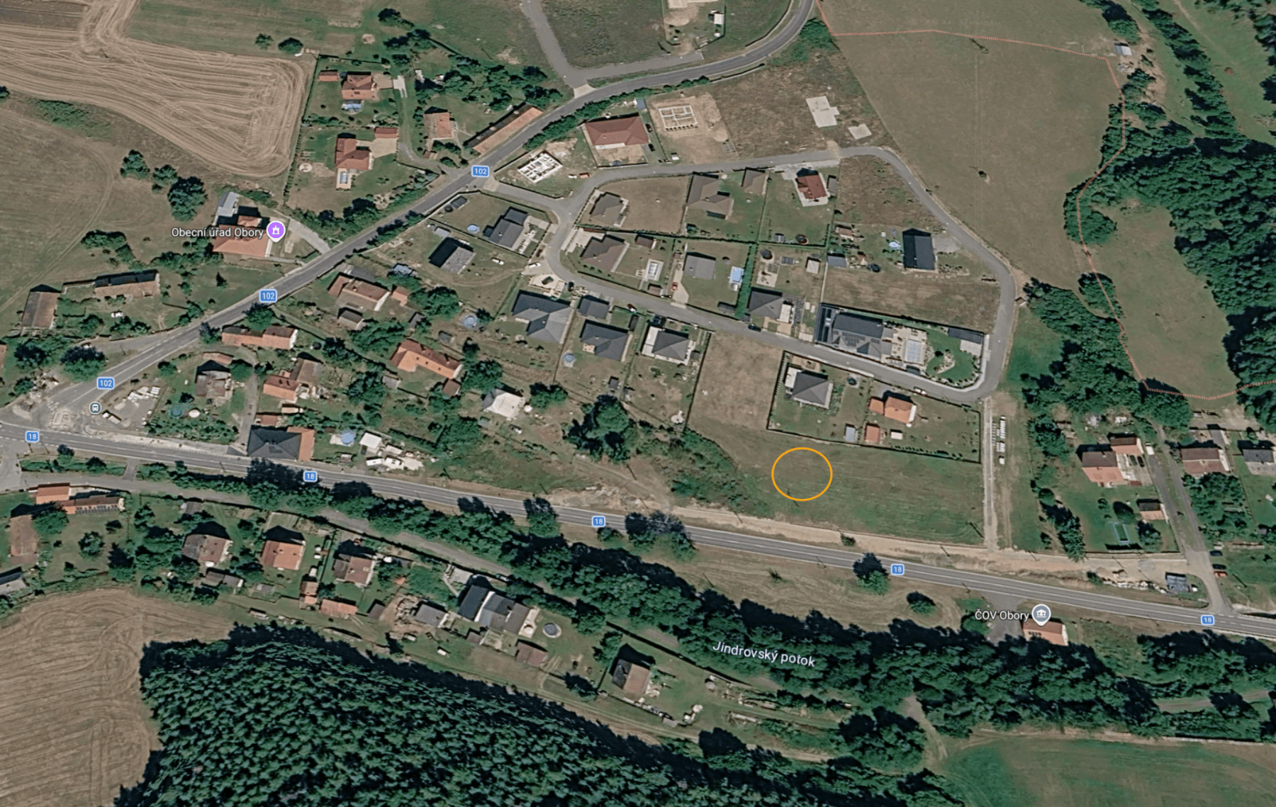 Prodej pozemku 962 m², Obory, Středočeský kraj Prodej pozemku 962 m², Obory, Středočeský kraj