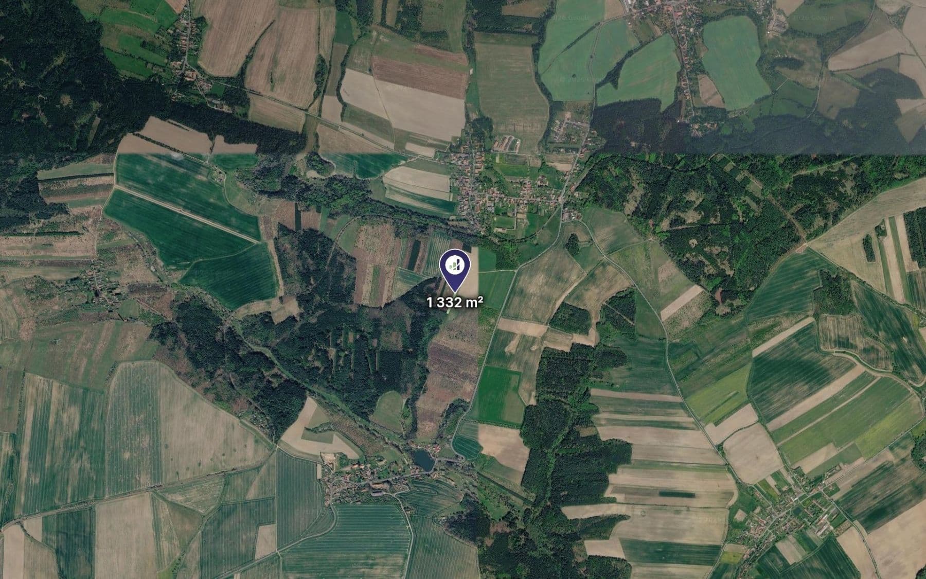 Prodej pozemku 1.332 m², Všesulov, Středočeský kraj Prodej pozemku 1.332 m², Všesulov, Středočeský kraj