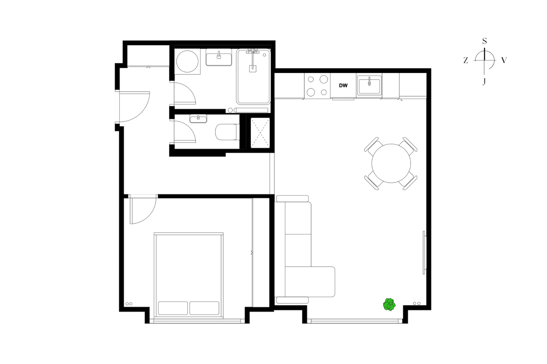 Prodej bytu 2+kk 41 m², Jakutská, Praha, Praha Prodej bytu 2+kk 41 m², Jakutská, Praha, Praha