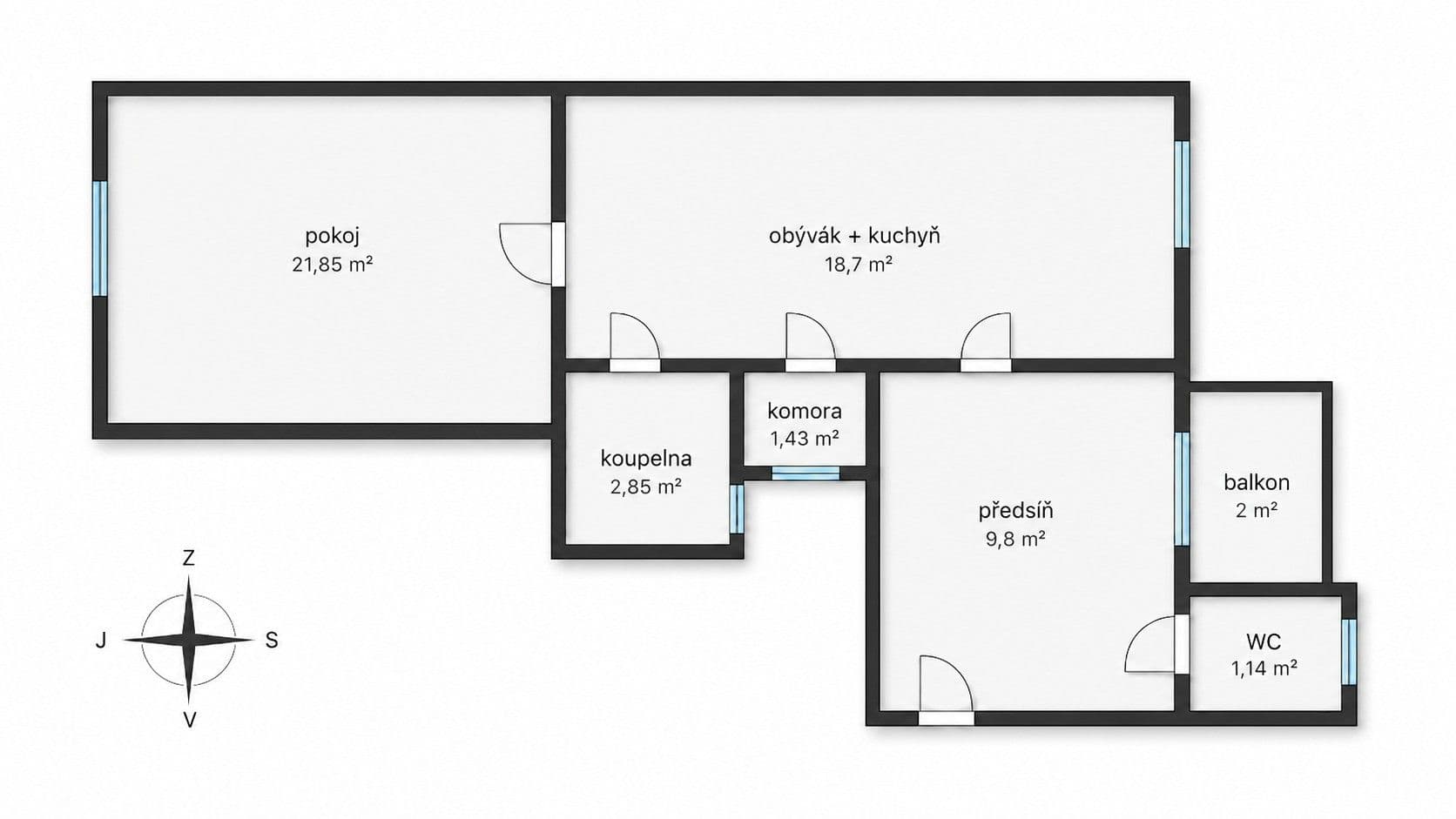 Prodej bytu 2+kk 55 m², Na Břehu, Praha, Praha Prodej bytu 2+kk 55 m², Na Břehu, Praha, Praha