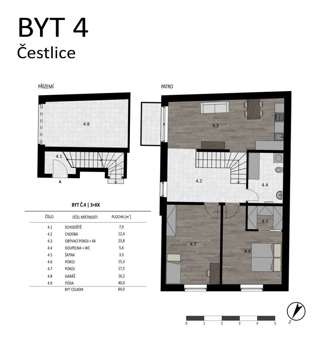 Pronájem bytu 3+kk 85 m², Lipová, Čestlice, Středočeský kraj Pronájem bytu 3+kk 85 m², Lipová, Čestlice, Středočeský kraj