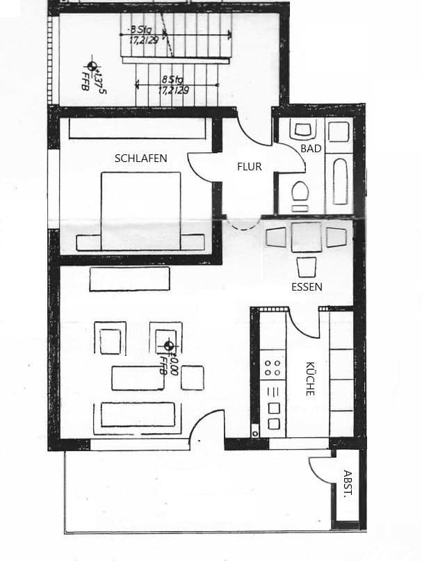 Pronájem bytu 2+kk 64 m², Am Homberg 9, Hattingen, Severní Porýní-Vestfálsko Pronájem bytu 2+kk 64 m², Am Homberg 9, Hattingen, Severní Porýní-Vestfálsko