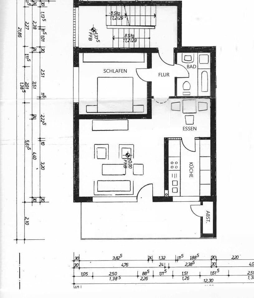 Pronájem bytu 2+kk 64 m², Am Homberg 9, Hattingen, Severní Porýní-Vestfálsko Pronájem bytu 2+kk 64 m², Am Homberg 9, Hattingen, Severní Porýní-Vestfálsko