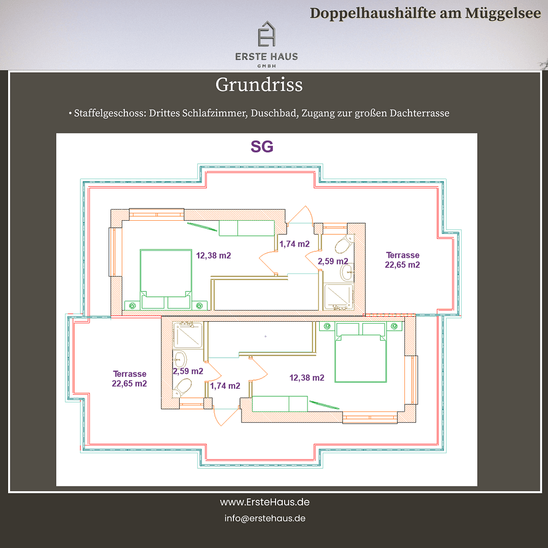 Prodej domu 122 m², pozemek 197 m², Odernheimer Straße 94 B, Berlin, Berlín Prodej domu 122 m², pozemek 197 m², Odernheimer Straße 94 B, Berlin, Berlín