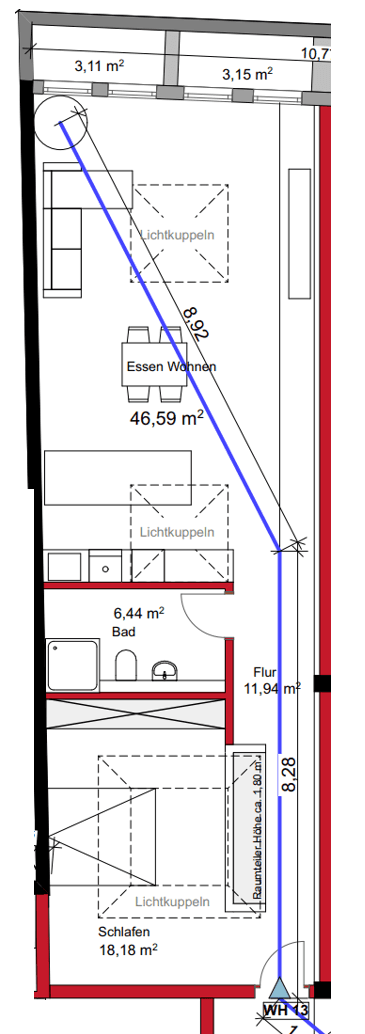 Pronájem bytu 2+1 80 m², Gärtnerstraße 16, Stuttgart, Bádensko-Württembersko Pronájem bytu 2+1 80 m², Gärtnerstraße 16, Stuttgart, Bádensko-Württembersko