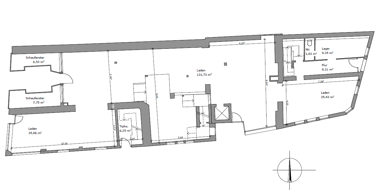 Pronájem nebytového prostoru 400 m², Kaiserstr. 36, Friedberg (Hessen), Hessen Pronájem nebytového prostoru 400 m², Kaiserstr. 36, Friedberg (Hessen), Hessen