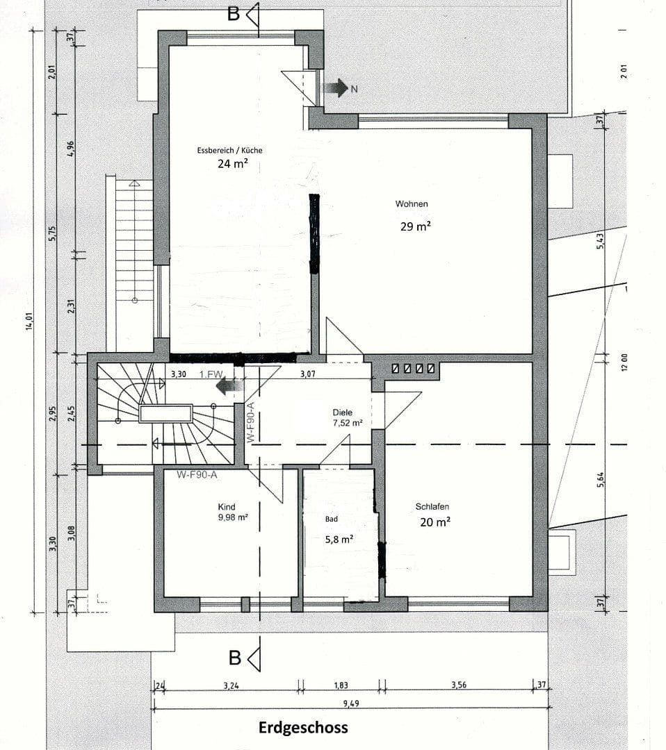 Prodej domu 308 m², pozemek 661 m², Essen, Severní Porýní-Vestfálsko Prodej domu 308 m², pozemek 661 m², Essen, Severní Porýní-Vestfálsko