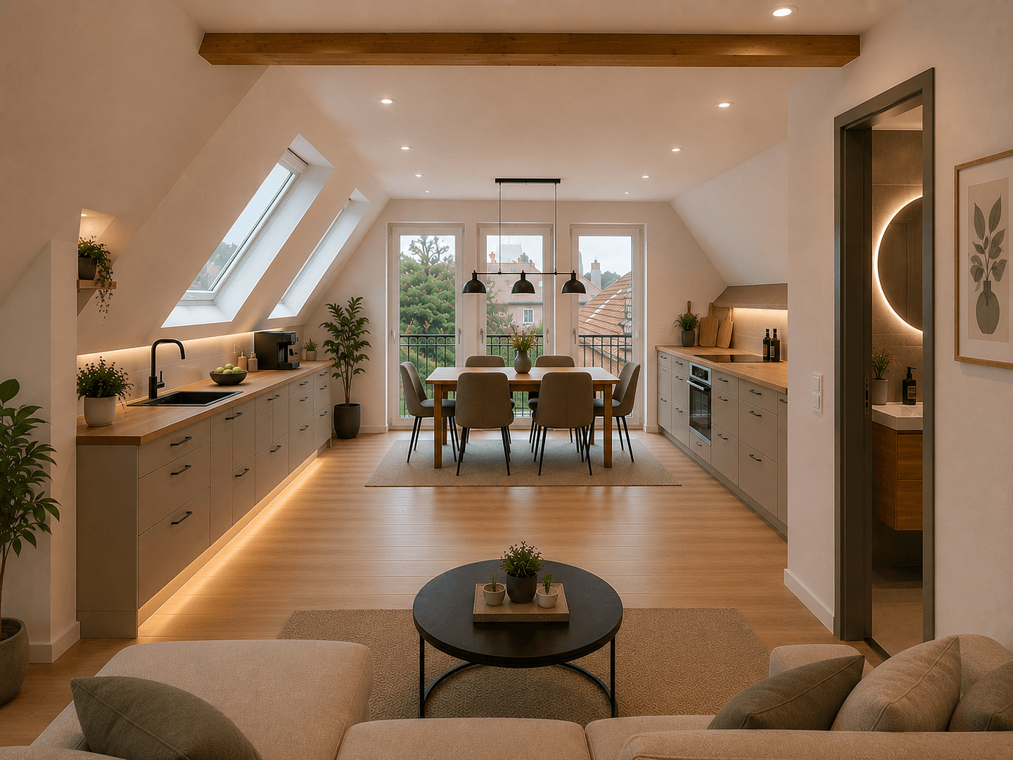 Pronájem bytu 3+1 80 m², Hauptstraße 50a, Hage, Dolní Sasko Pronájem bytu 3+1 80 m², Hauptstraße 50a, Hage, Dolní Sasko