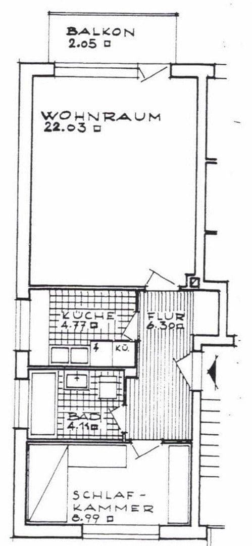 Prodej bytu 2+1 49 m², Kalkbrenner Straße 46, Lübeck, Šlesvicko-Holštýnsko Prodej bytu 2+1 49 m², Kalkbrenner Straße 46, Lübeck, Šlesvicko-Holštýnsko
