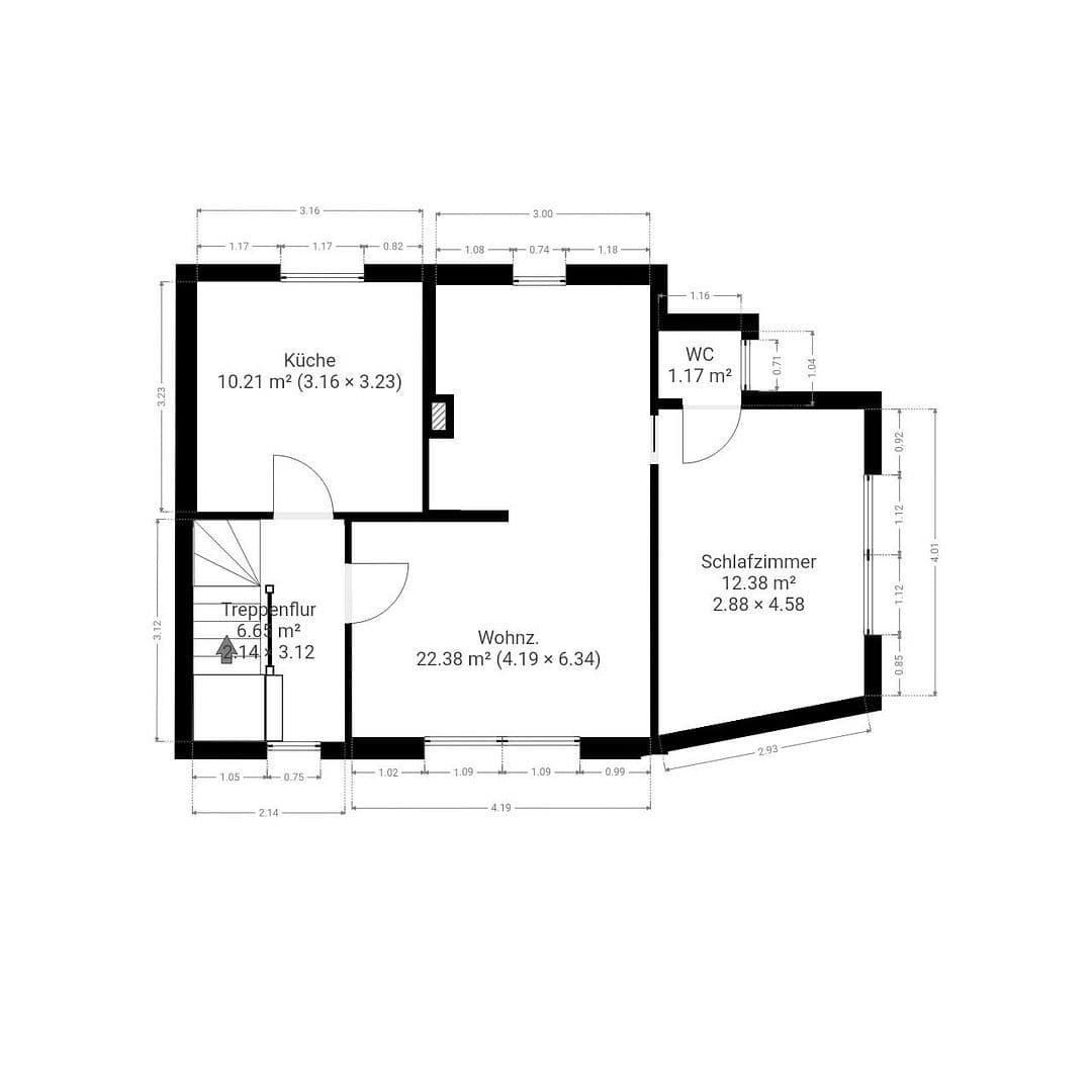 Prodej domu 117 m², pozemek 144 m², Seebacher Straße 10, Wutha-Farnroda, Durynsko Prodej domu 117 m², pozemek 144 m², Seebacher Straße 10, Wutha-Farnroda, Durynsko